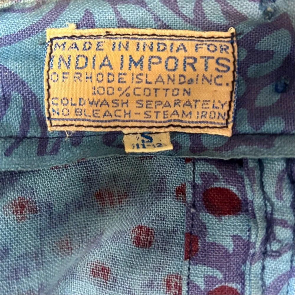 Vintage 60’s Cotton Maxi Dress - Picture 7 of 8